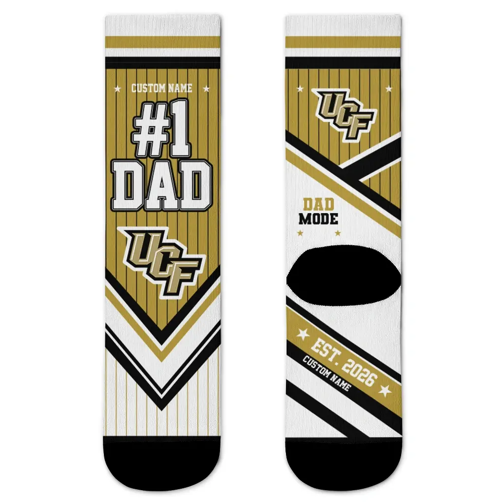 Ucf Knights Socks Custom Pinstripe Chevron Gold White Best Selling Ucf Knights Socks Custom Pinstripe Chevron Gold White Best Selling