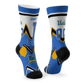 Ucla Bruins Socks Customized Arrow Blocks Blue Fashion Forward