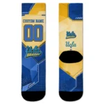 Ucla Bruins Socks Customized Geometric Tech Blue Best Selling