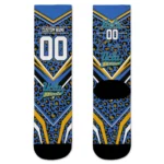 Ucla Bruins Socks Customized Leopard Print Blue Black Best Selling