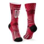 Unlv Rebels Socks Personalized Star Stripes Red White Best Selling
