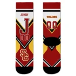 Usc Trojans Socks Personalized Arrow Blocks Red Best Selling