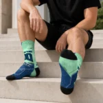 Utah Jazz Socks Customized Geometric Tech Navy Best Selling