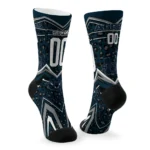 Utah State Aggies Socks Personalized Leopard Print Navy Black Best Selling