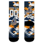 Utep Miners Socks Personalized Woodland Camo Blue Best Selling