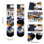 Utep Miners Socks Personalized Woodland Camo Blue Best Selling