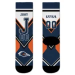 Utsa Roadrunners Socks Customized Arrow Blocks Orange Best Selling