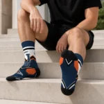 Utsa Roadrunners Socks Customized Arrow Blocks Orange Best Selling