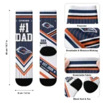 Utsa Roadrunners Socks Customized Pinstripe Chevron Orange White Best Selling