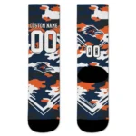 Utsa Roadrunners Socks Customized Woodland Camo Orange Best Selling