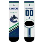 Vancouver Canucks Socks - Personalized Nautical Icons Blue White