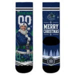 Vancouver Canucks Socks Personalized Snowy Scene Blue White Best Selling