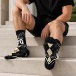 Vanderbilt Commodores Socks Custom Argyle Pattern Black Best Selling