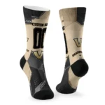 Vanderbilt Commodores Socks Custom Geometric Tech Black Best Selling
