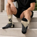 Vanderbilt Commodores Socks Custom Geometric Tech Black Best Selling