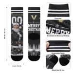 Vanderbilt Commodores Socks Custom Snowy Scene Black White Best Selling