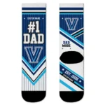Villanova Wildcats Socks Customized Pinstripe Chevron Navy White Best Selling