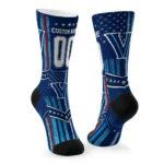 Villanova Wildcats Socks Customized Star Stripes Navy White Best Selling