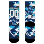 Villanova Wildcats Socks Customized Woodland Camo Navy Best Selling
