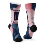Washington Capitals Socks Custom Geometric Tech Blue Best Selling