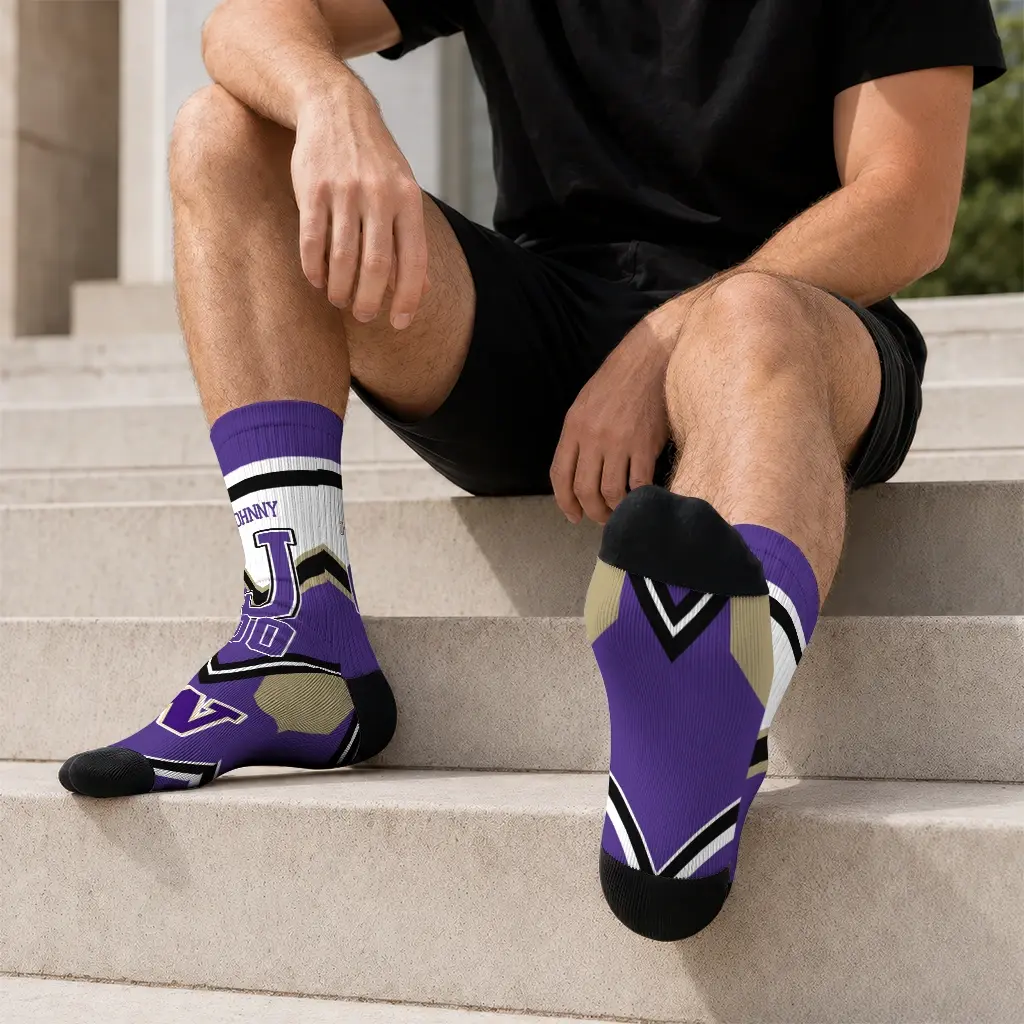 Washington Huskies Socks Personalized Arrow Blocks Purple Latest Model Washington Huskies Socks Personalized Arrow Blocks Purple Latest Model