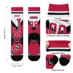 Western Kentucky Hilltoppers Socks Personalized Arrow Blocks Red Best Selling