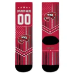 Western Kentucky Hilltoppers Socks Personalized Star Stripes Red White Best Selling