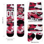 Western Kentucky Hilltoppers Socks Personalized Woodland Camo Red Best Selling